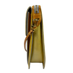 Louis Vuitton Yellow Patent Leather Vernis Mott Accessory Pouch