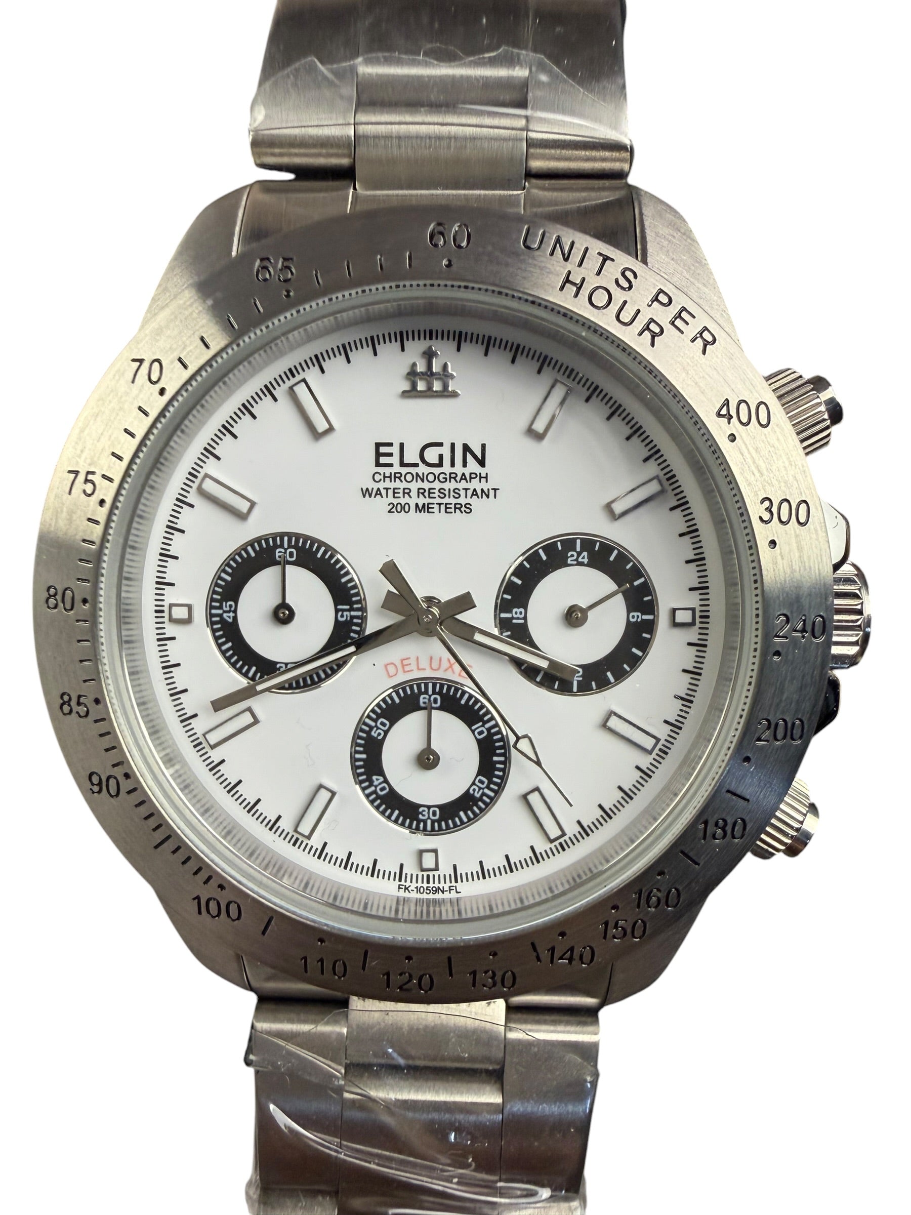 Elgin "Panda" Chronograph Quarrz Watch