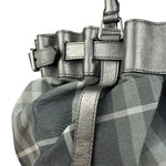 Burberry Vintage Grey Nova Check Shoulder Bag