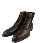 Mazlan Brown Boots Fur Inside