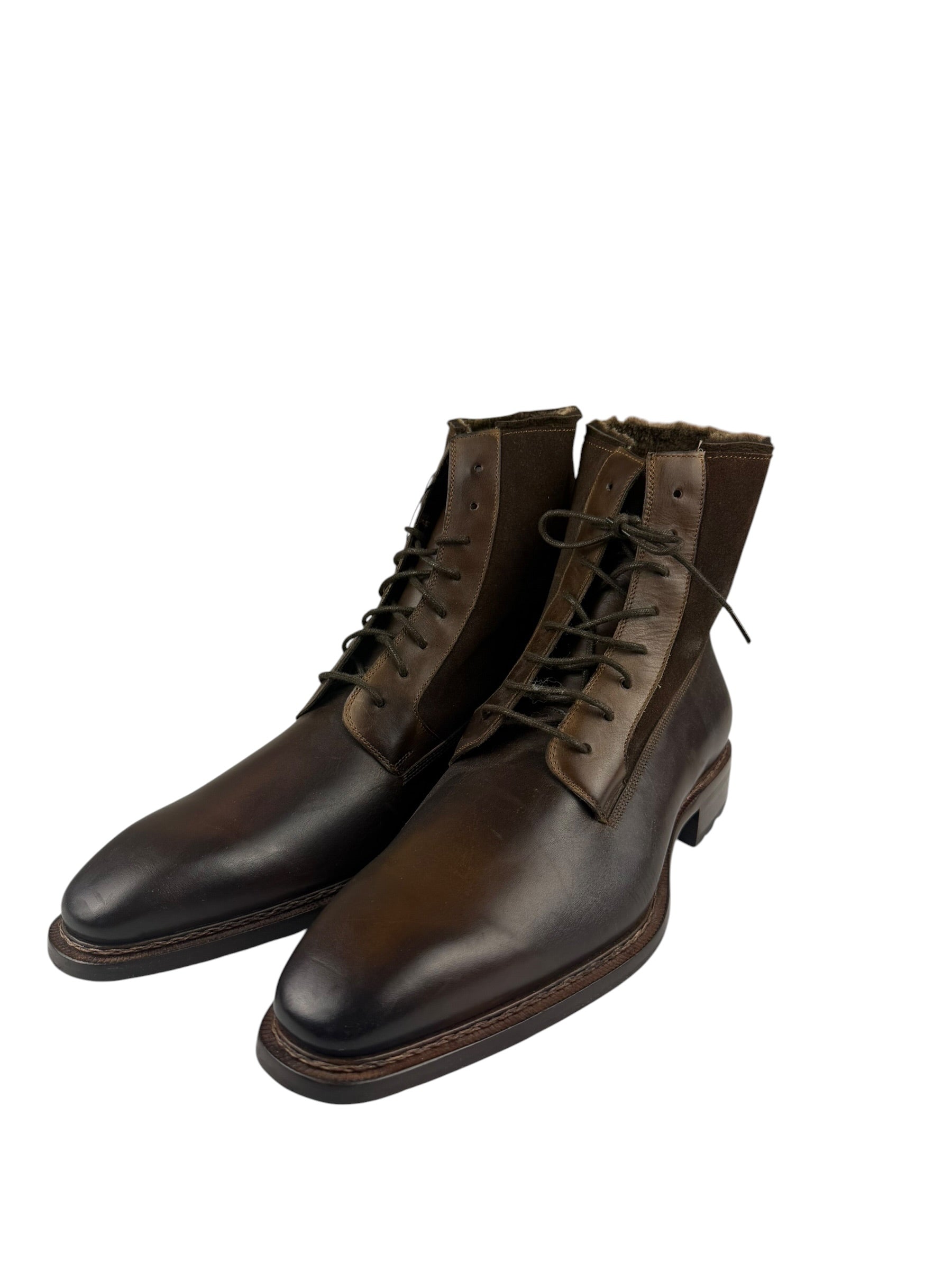 Mazlan Brown Boots Fur Inside