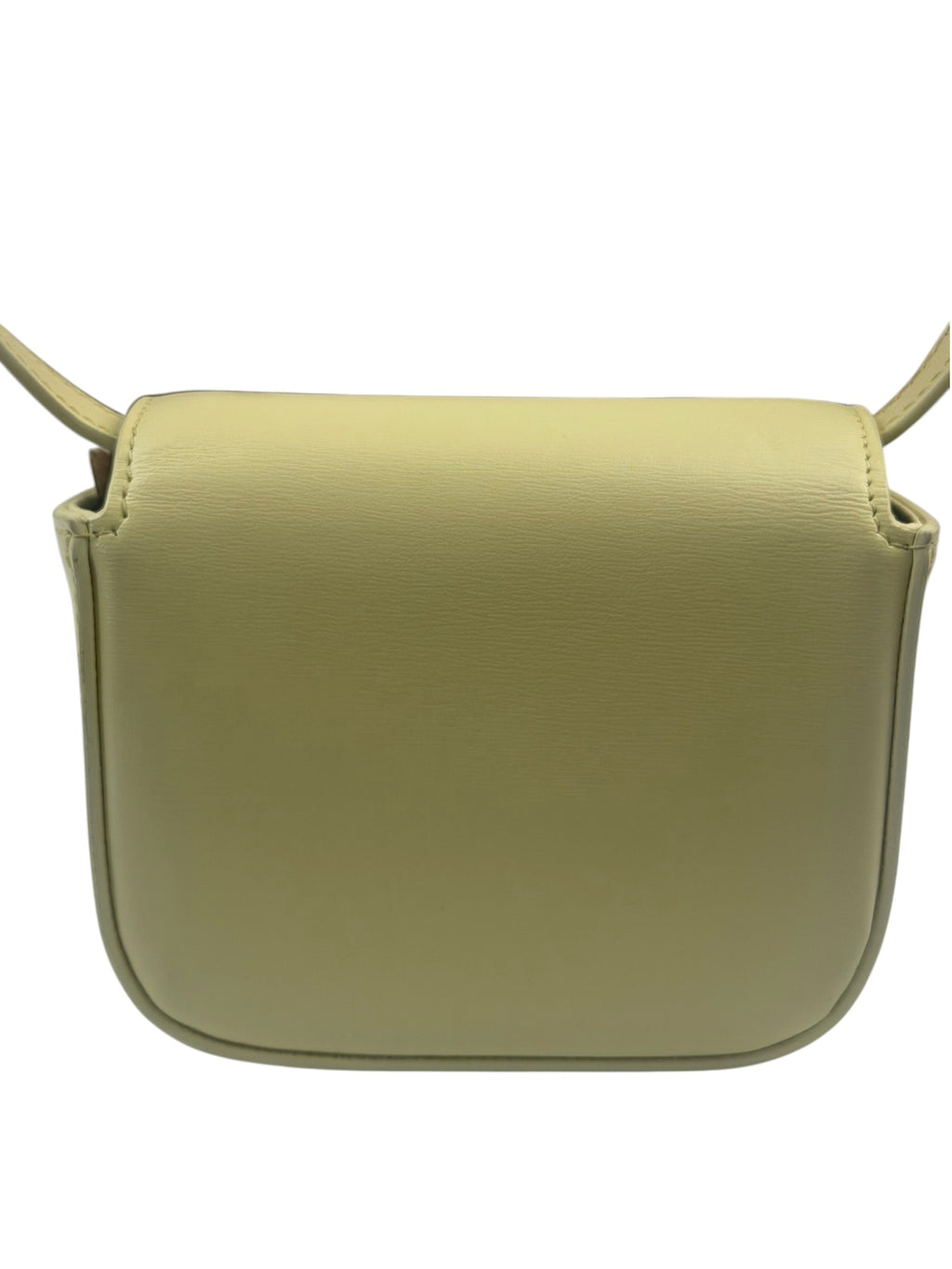 Celine Light Yellow Nano Triomphe Crossbody Bag