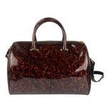 YSL Patent Leather Tortoise Shell Duffle