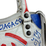Balenciaga Mini White Graffiti Le City Bag