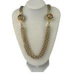 Chanel Vintage Multi-Chain Swirl Domed Ball Beads Necklaces