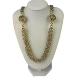 Chanel Vintage Multi-Chain Swirl Domed Ball Beads Necklaces
