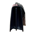 Gucci Pink Leather Trim Dionysus Corduroy Shoulder Bag