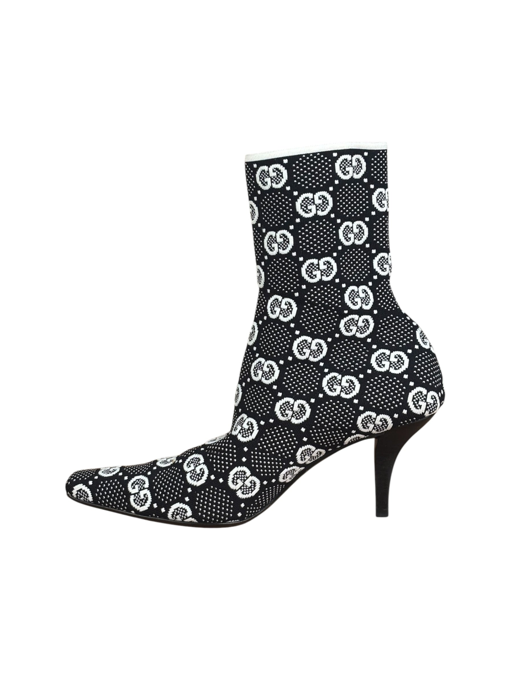 Gucci GG Jersey Knit Boots