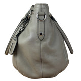 Prada Grey Vitello Daino Leather 2Way Handbag