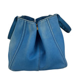 Prada Vintage Blue Canapa Canvas Tote