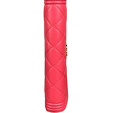 Chanel Pink Quilted Boy Wallet