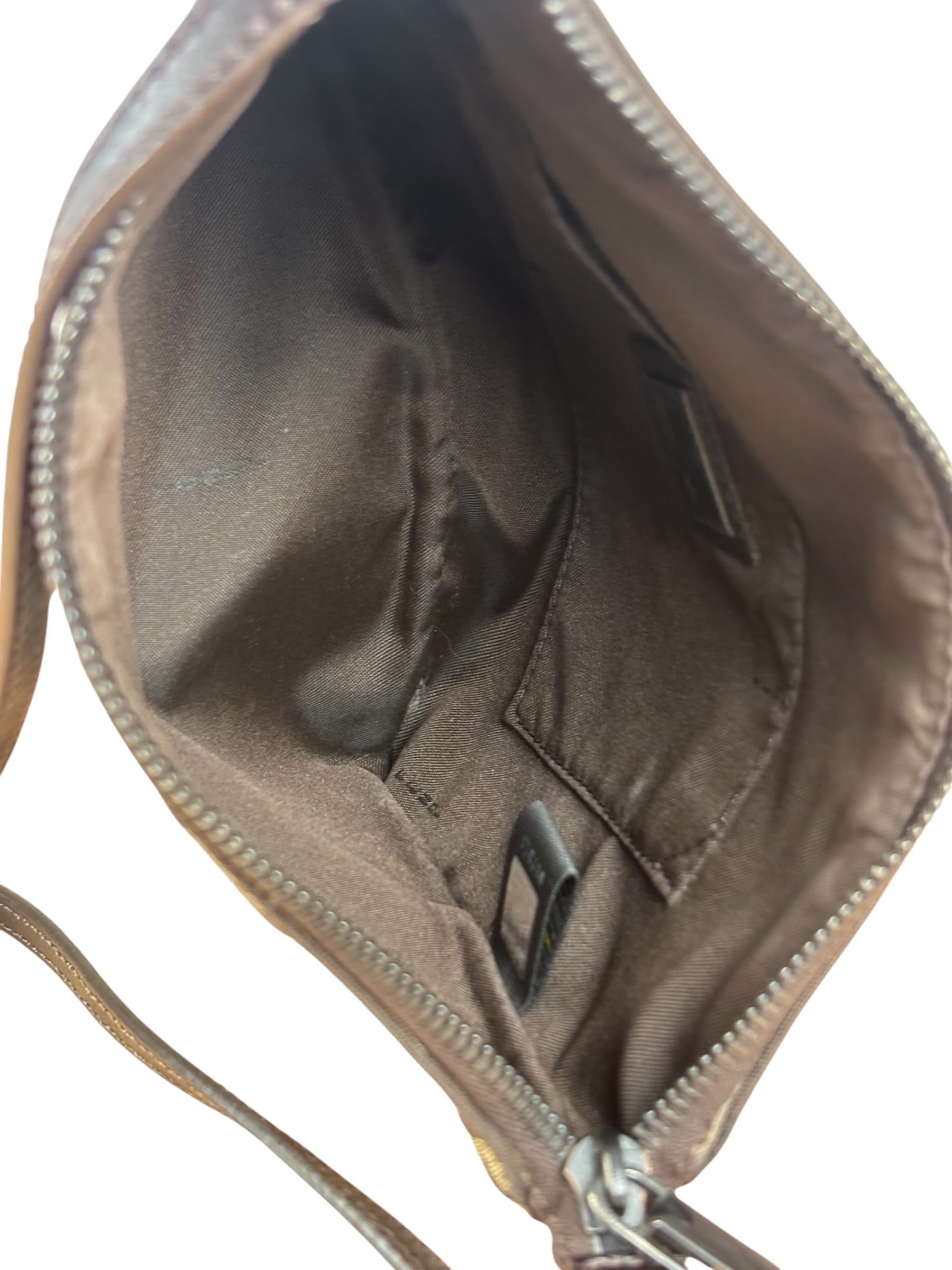 Fendi Vintage Brown Zucca Crossbody