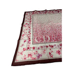 Christian Dior Vintage Floral Print Silk Handkerchief/Scarf