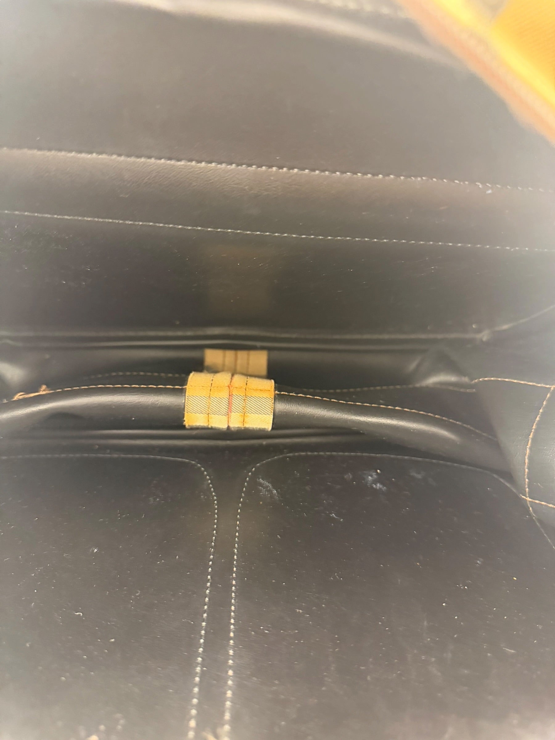 Burberry Vintage Beige/Dark Brown House Shoulder Bag
