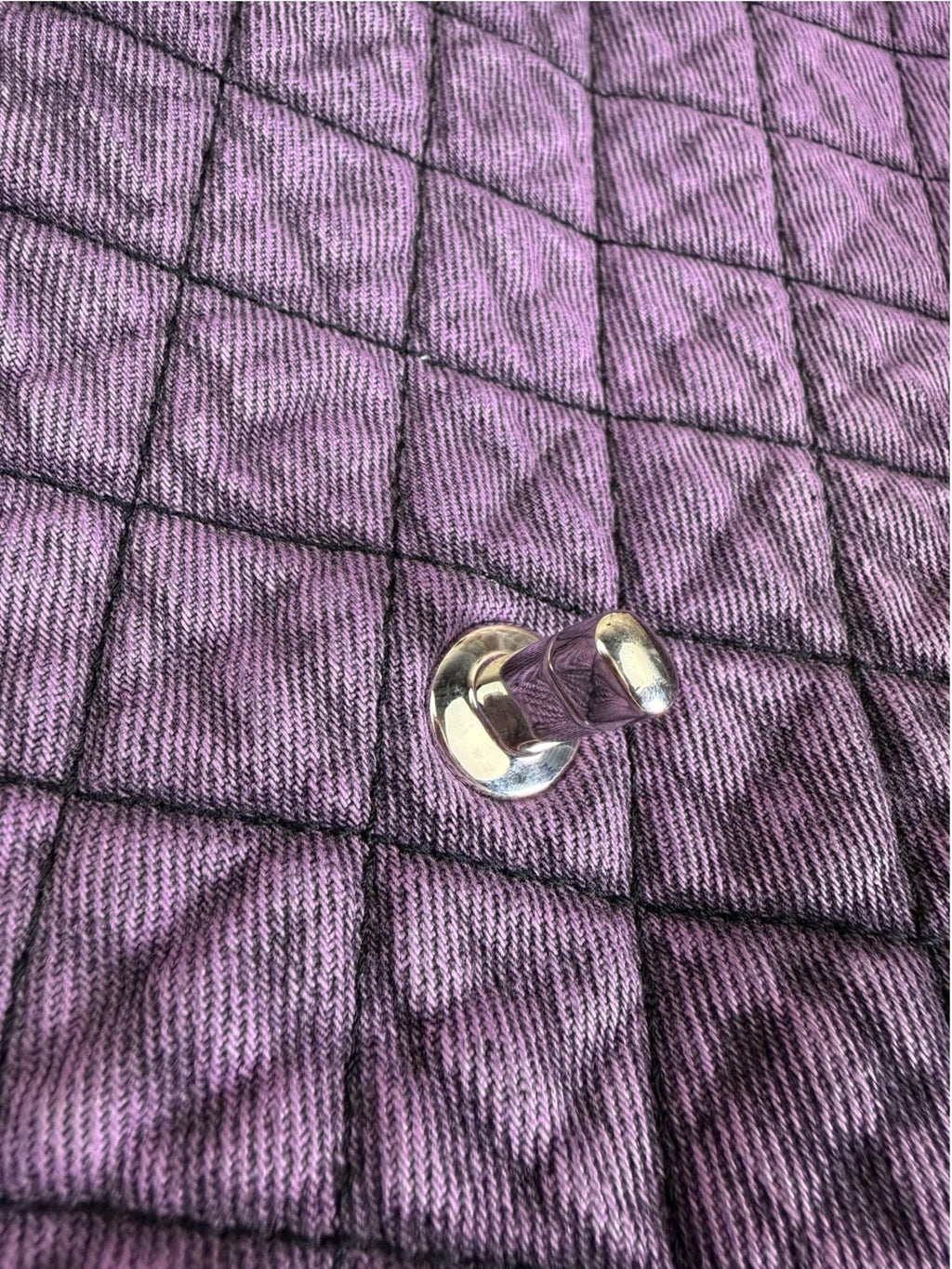 Chanel Purple Denimpressions XXL Flap Bag 2019