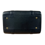 MCM Vintage Black Leather Boston Handbag