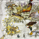 Gucci Vintage Silk Bird Bath Scarf