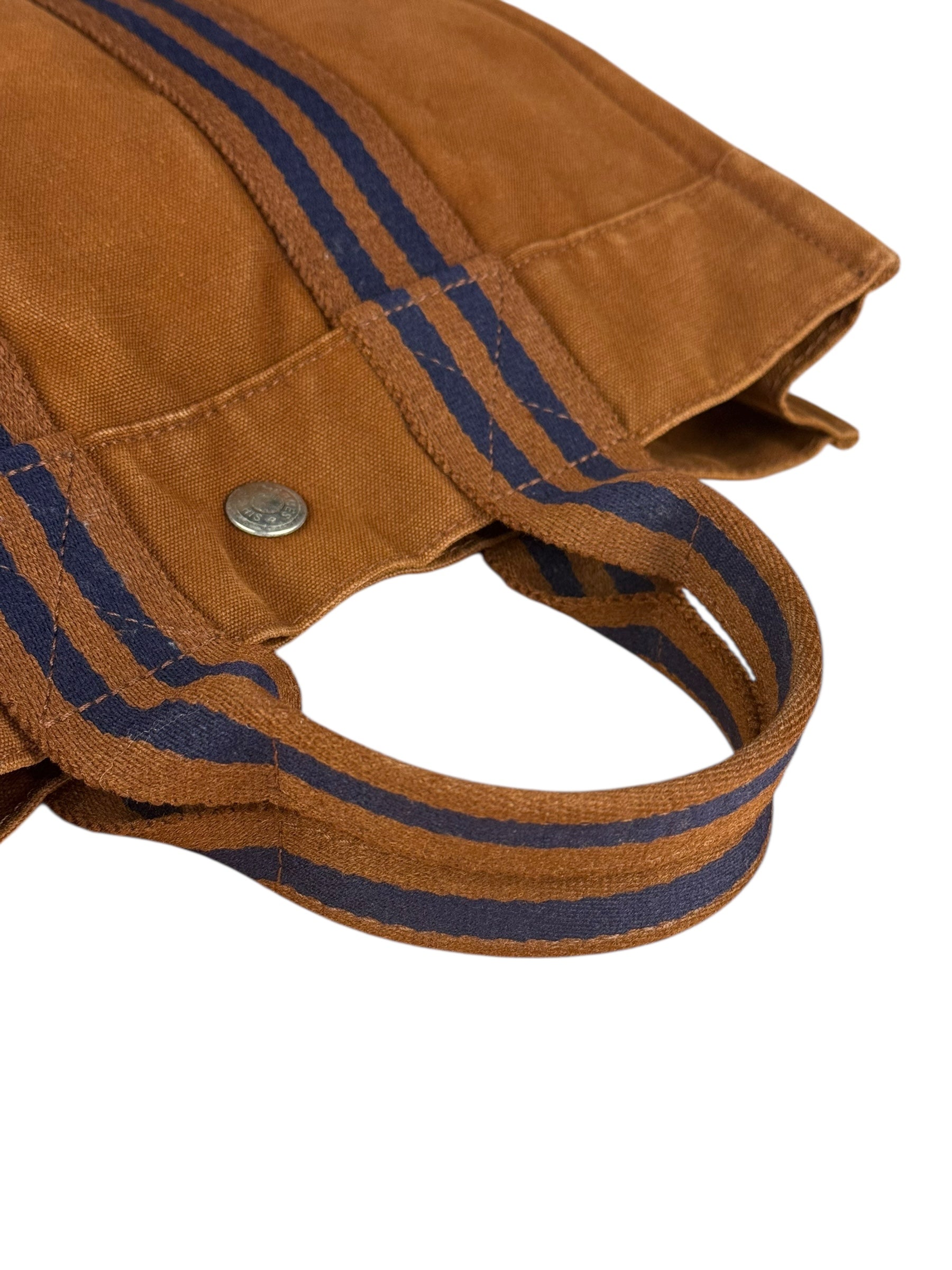 Hermes Brown Canvas Fourre Tout PM