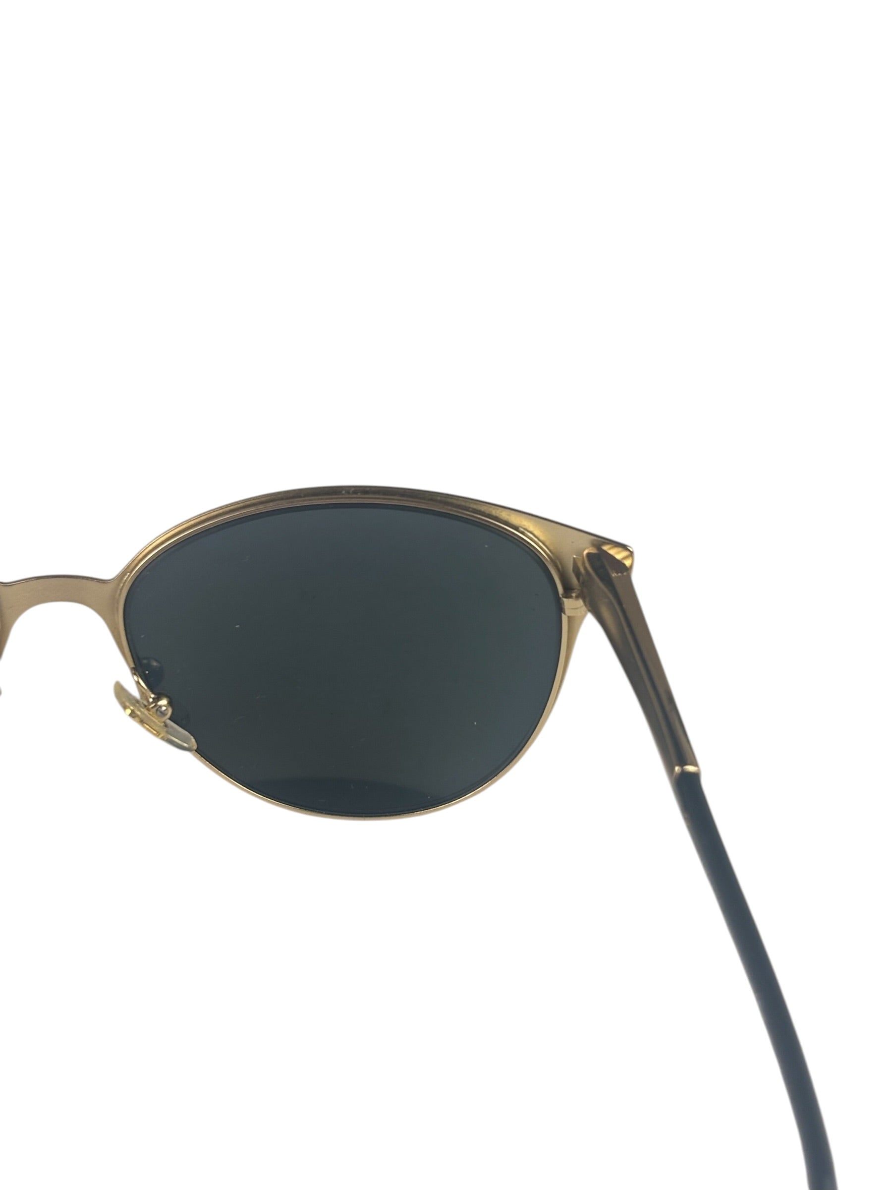 Versace MOD 2158 Black/Gold Mirrored Sunglasses
