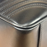 Gucci Black Leather Marmont Medium Shoulder Bag