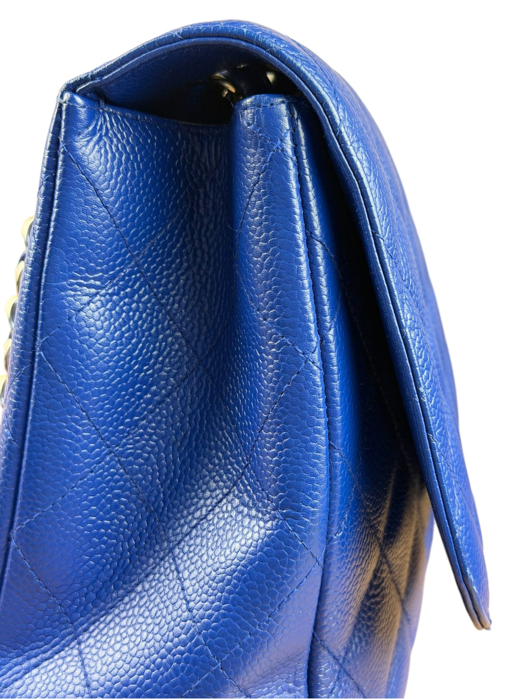 Chanel Royal Blue Caviar M Flap 2009