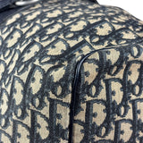 Christian Dior Vintage Navy Blue Trotter Boston Handbag