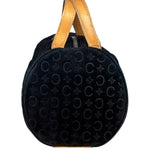 Celine Black Macadam Velour Handbag