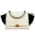 Celine Trapeze Leather 2Way Python Handle Handbag