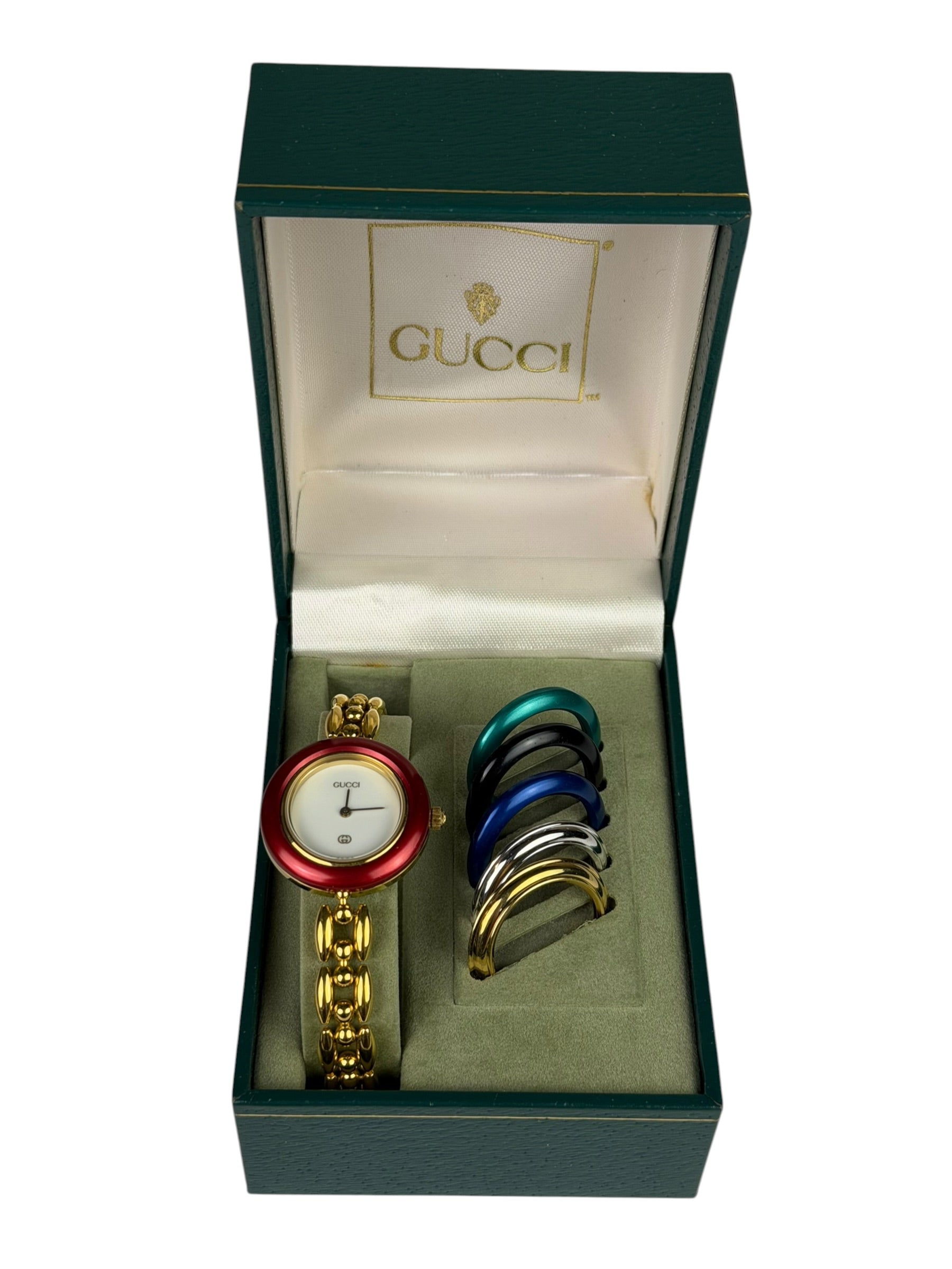 Gucci Interchangeable Bezel Chain Link Band