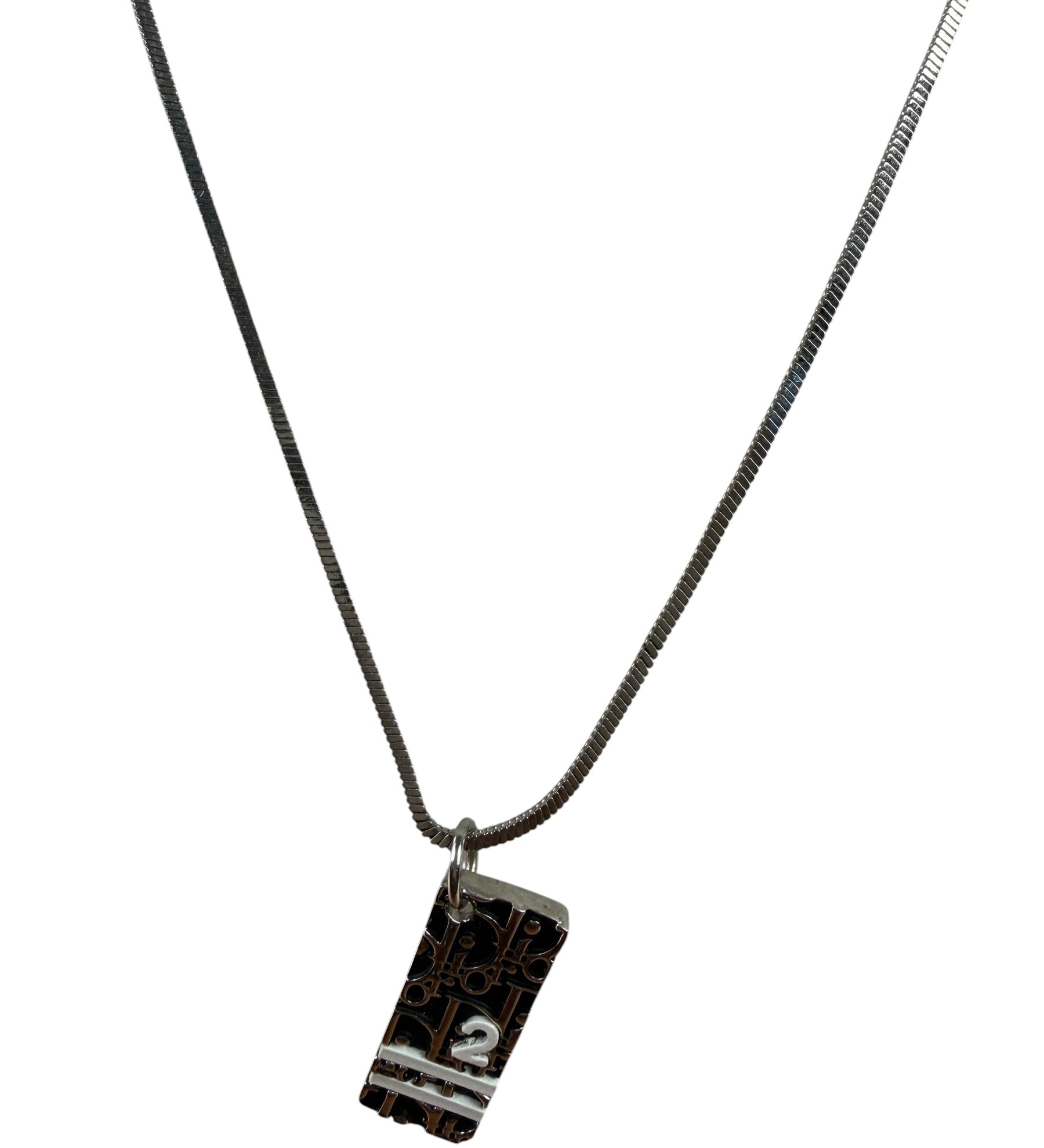 Christian Dior No. 2 Trotter Pendant Necklace
