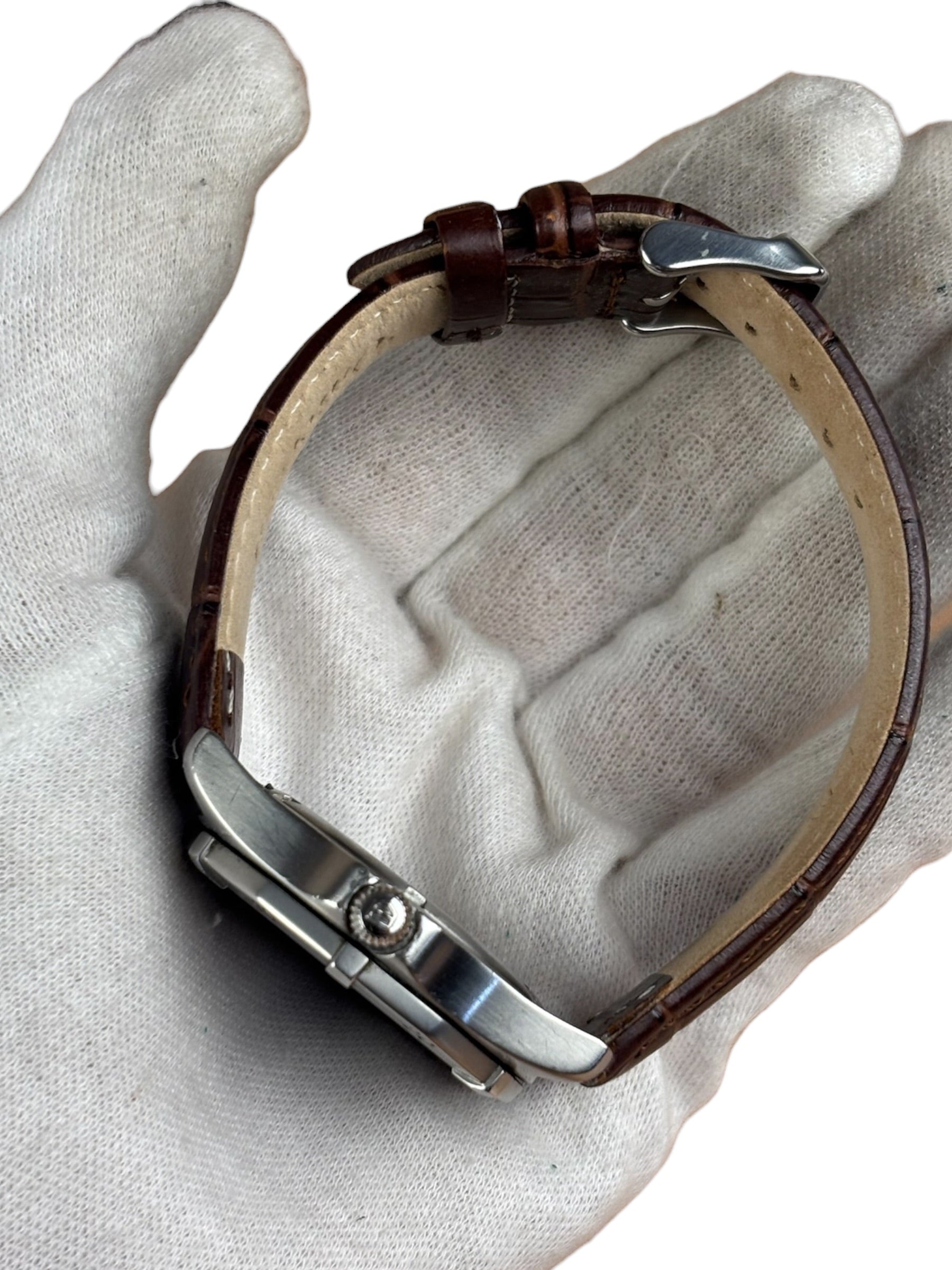 Tag Heuer Professional  Black Dial Brown Leather Strap