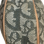 Christian Dior Vintage Olive Green Oblique Saddle Pochette