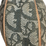 Christian Dior Vintage Olive Green Oblique Saddle Pochette