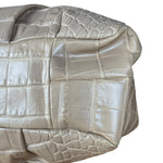 Coach Beige Maggie Croc Handbag