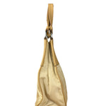 Prada Vintage Beige Nylon/Leather Logo Handbag