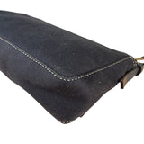 Fendi Denim Canvas Wave Buckle Pochette