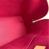 Louis Vuitton Red Vernis Alma MM Handbag
