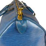 Louis Vuitton Blue Epi Keepall 50