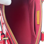 Louis Vuitton Red Vernis Alma BB Handbag