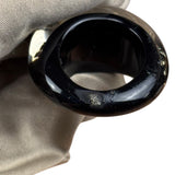 Louis Vuitton Black Resin Inclusion Ring