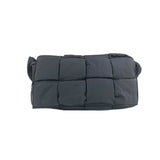 Bottega Veneta Navy Blue Padded tech Cassette Shoulder/Crossbody Bag