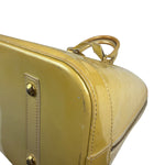 Louis Vuitton Yellow Monogram Vernis Alma Handbag