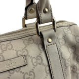 Gucci GG Supreme Leather Mini Boston Bag