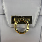 Salvatore Ferragamo Lavender Motherwell Clutch