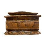 Vintage Snakeskin Top Handle Bag