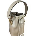 Fendi Mon Tresor Leather Bucket Bag