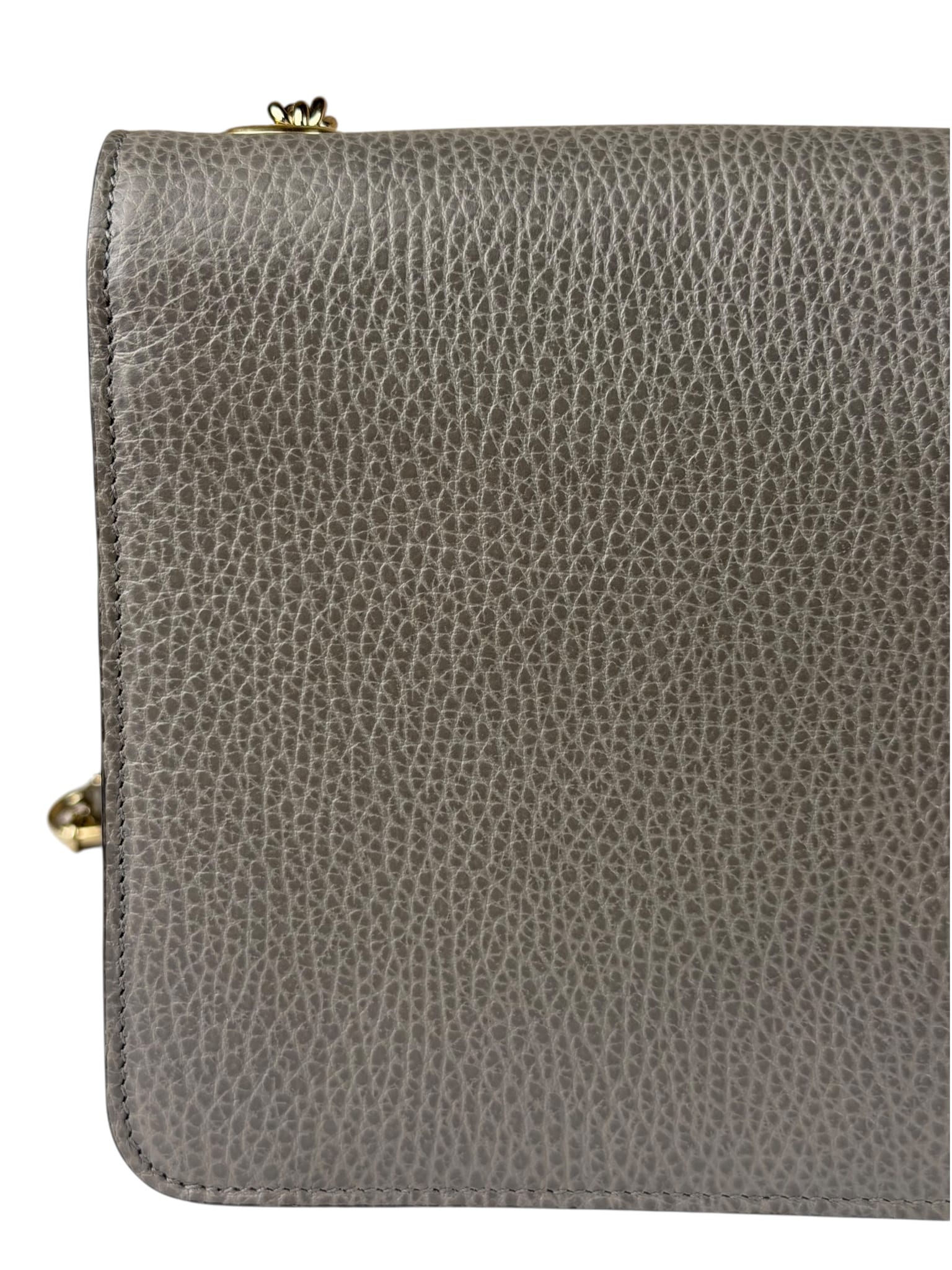 Gucci Grey Calfskin Interlocking Small G Shoulder Bag