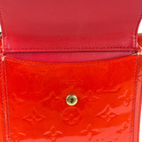 Louis Vuitton Red Vernis Mott Shoulder Bag