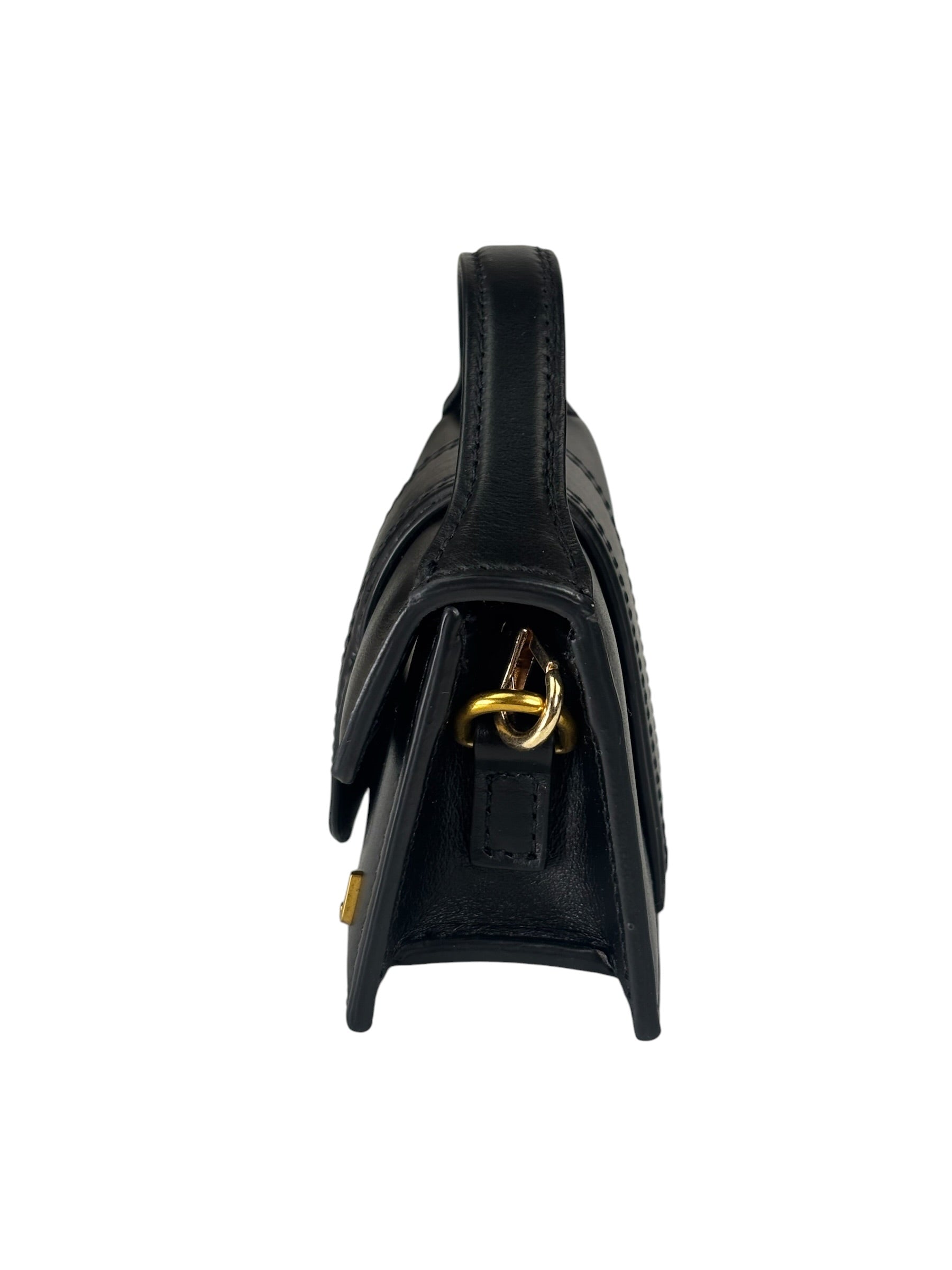 Jacquemus Black Leather Nano Le Petit Bambino Two-Way Bag Replacement Chain