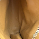 Celine Vintage Brown Leather Macadam Pouch